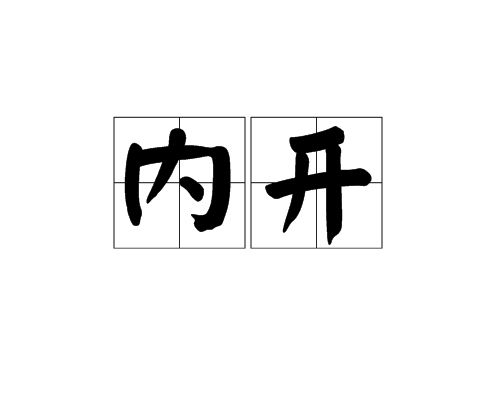 內開 內開