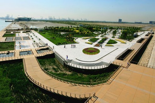 天津港東疆建設開發紀念公園