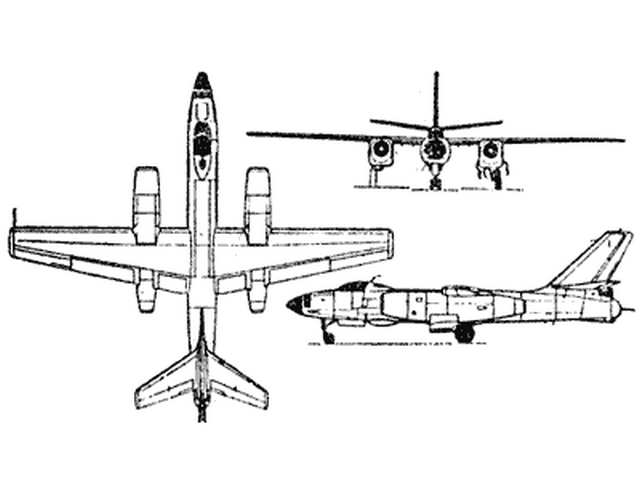 轟-5三視圖