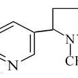 尼古丁(一種存在於茄科植物（茄屬）中的生物鹼)