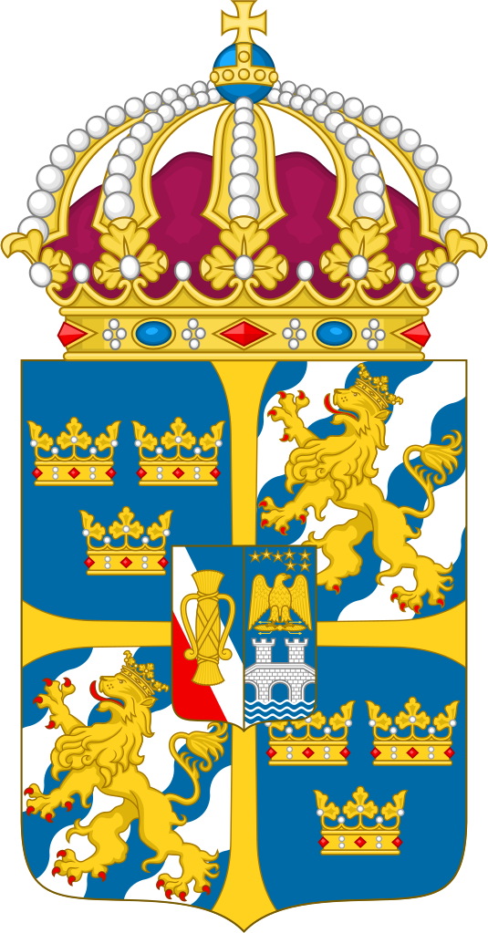 瑞典王冠和瓦薩王朝紋章