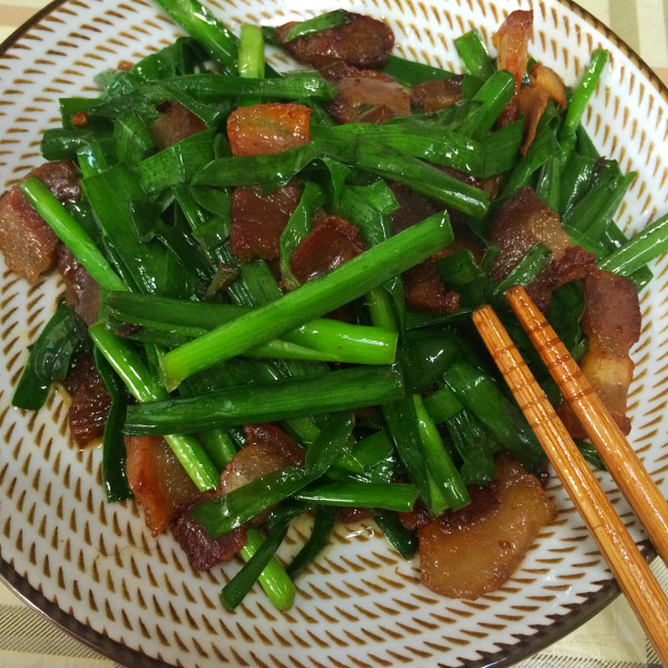 韭菜炒臘肉