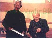梅紐因和南非總統曼德拉