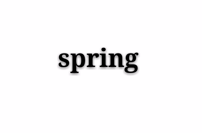 spring(英語單詞)