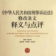 《中華人民共和國刑事訴訟法》修改條文釋義與點評