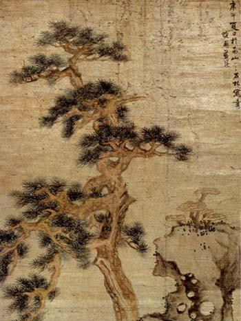 松石靈芝圖
