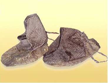 赫哲族魚皮鞋