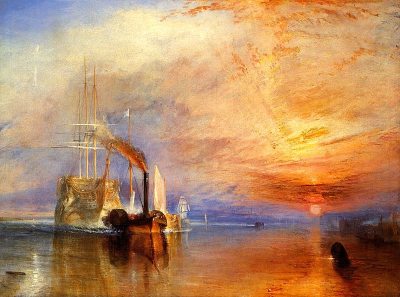威廉·特納所繪的《勇莽號戰艦》