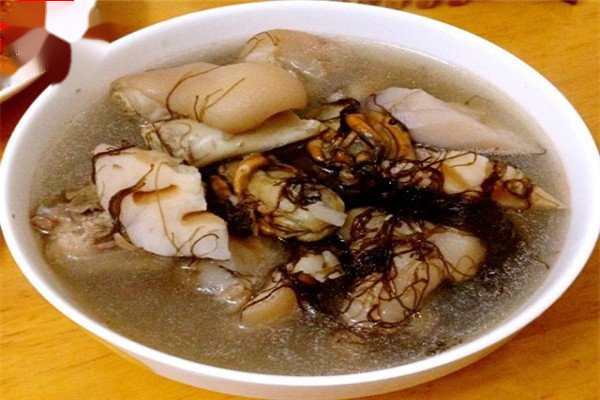 蚝豉髮菜瘦肉湯