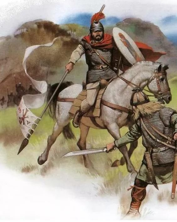 後期的羅馬人更依賴騎兵組成的菁英部隊