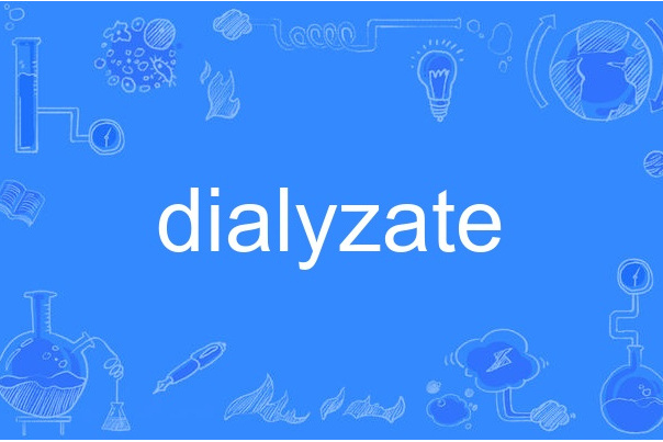 dialyzate dialyzate