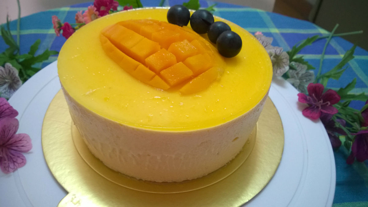 香橙芒果慕斯蛋糕