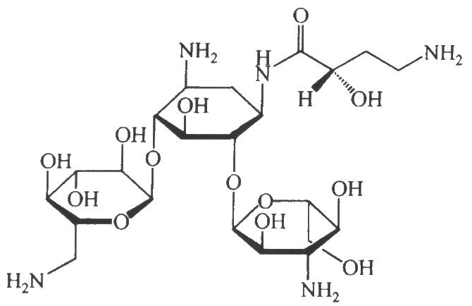 丁胺卡那黴素二硫酸鹽