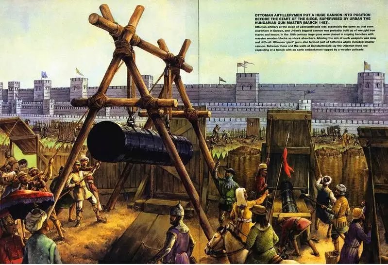 圍攻戰中 奧斯曼人的重炮很有優勢