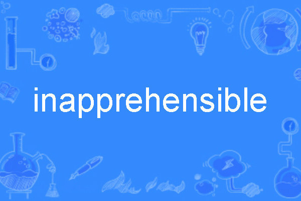 inapprehensible inapprehensible