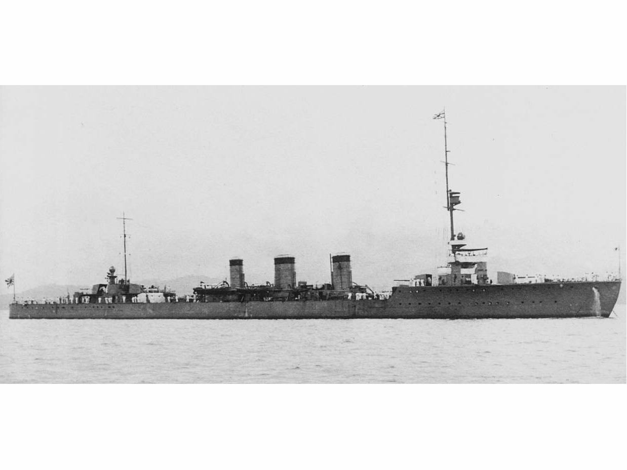 龍田號1919年8月攝於佐世保軍港