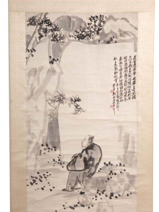 自畫像圖(吳昌碩創作的繪畫) 自畫像圖(吳昌碩創作的繪畫)
