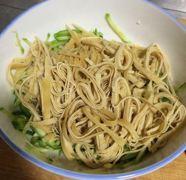 黃瓜拌豆片 黃瓜拌豆片