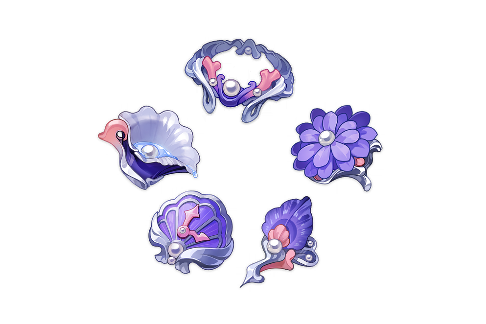 海染硨磲(遊戲《原神》中的聖遺物套裝) 海染硨磲(遊戲《原神》中的聖遺物套裝)