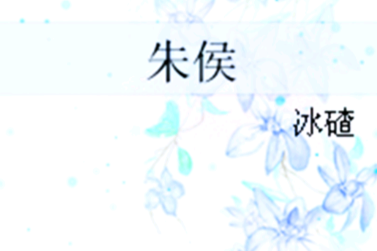 朱侯(小說) 朱侯(小說)