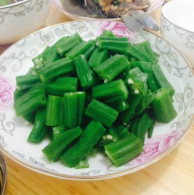 清蘸秋葵 清蘸秋葵