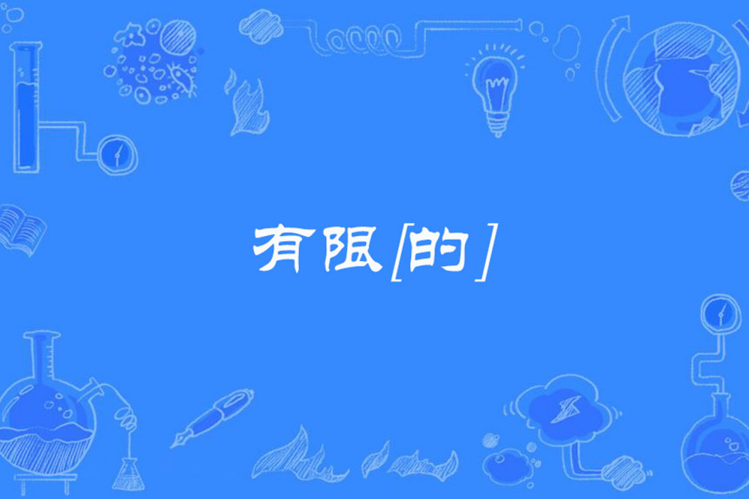 有限[的]
