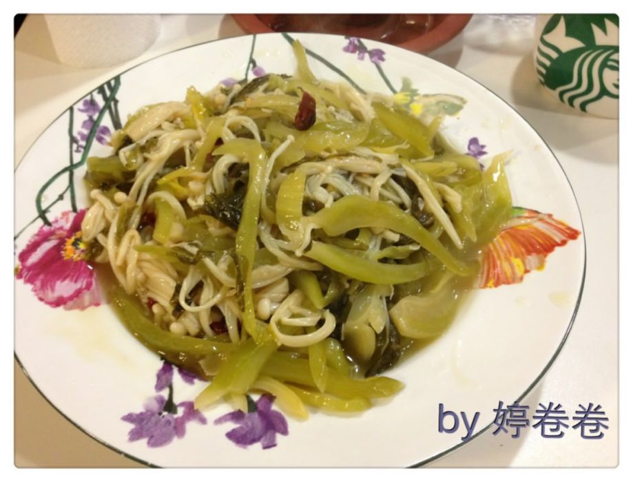 酸菜金針菇 酸菜金針菇