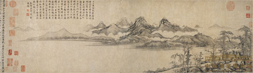 中國國家博物館溪山雨意圖藏品圖片