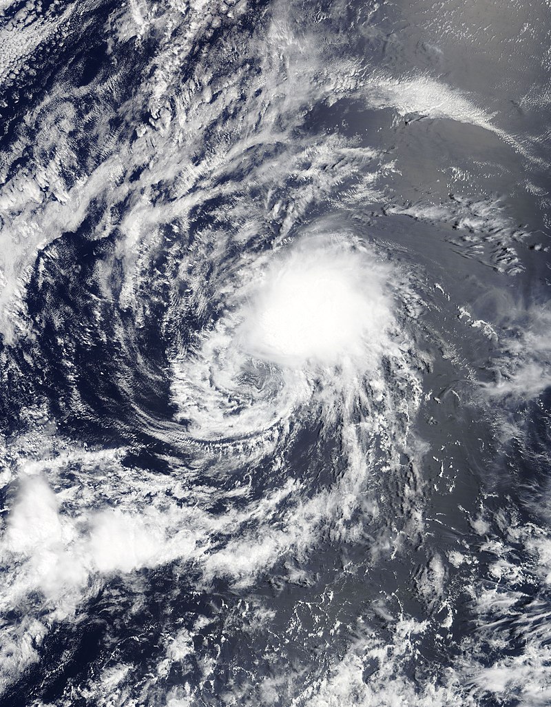熱帶風暴格雷格 衛星雲圖