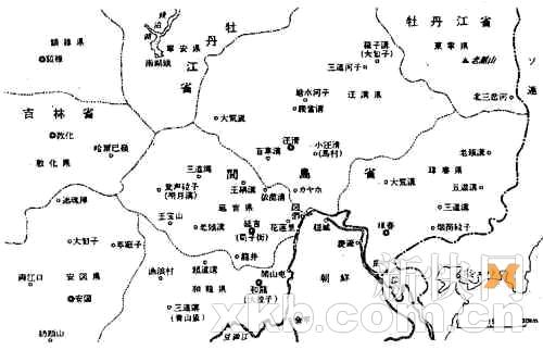 “滿洲國”地圖清楚顯示間島是中國領土
