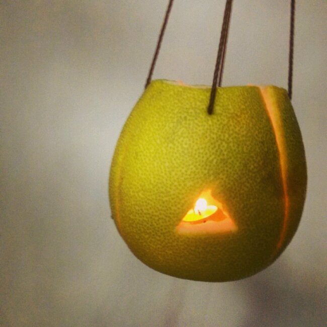 柚子皮燈籠