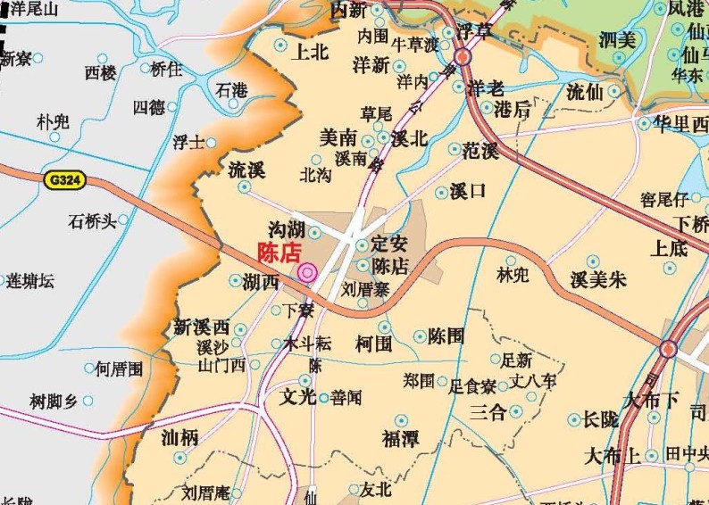 陳店鎮交通規劃圖