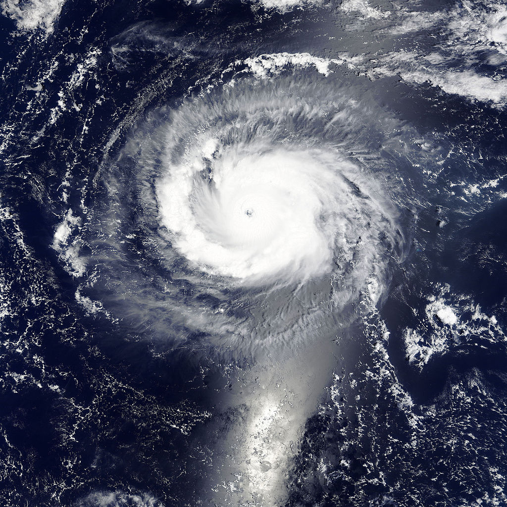 超強颱風基洛 衛星雲圖