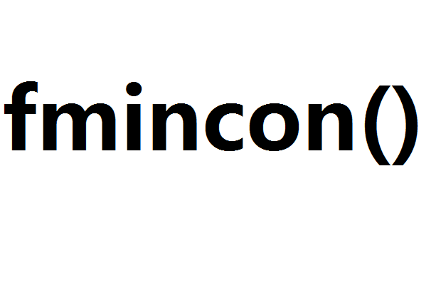 fmincon fmincon