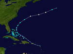 颶風凱特 路徑圖