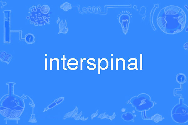 interspinal interspinal