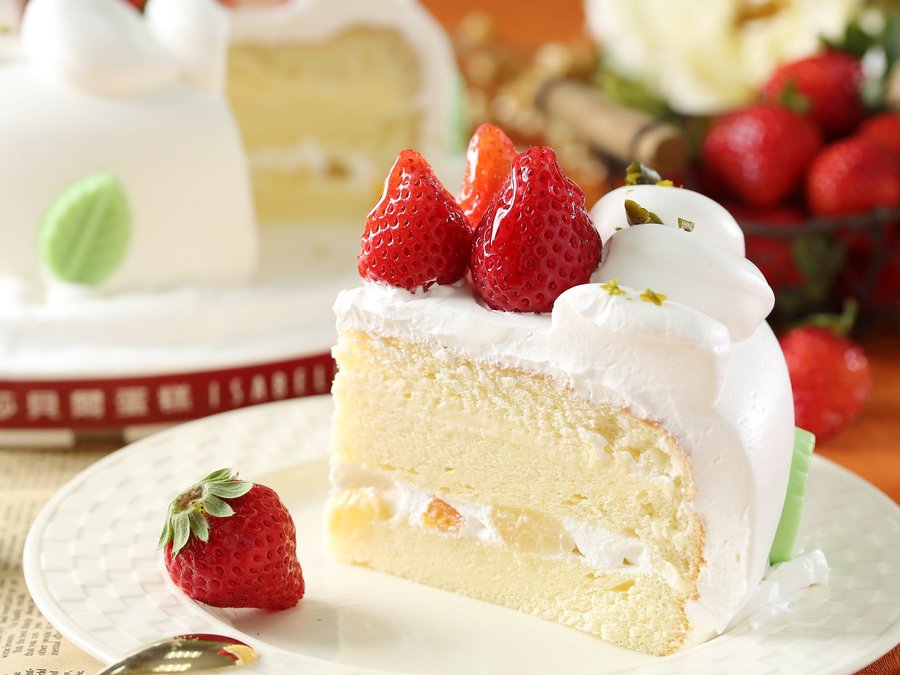 草莓奶油夾心蛋糕