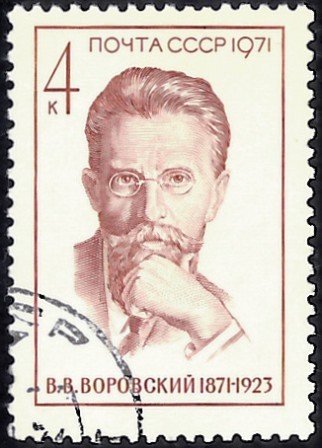 蘇聯發發行沃羅夫斯基誕辰100周年郵票