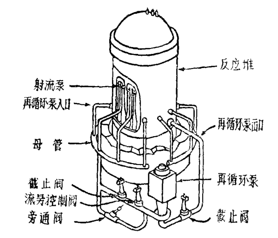 圖1 沸水堆中的再循環泵