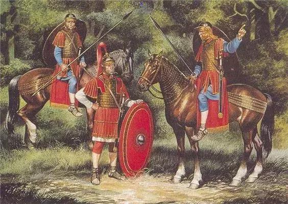 伽里埃努斯改革前的羅馬騎兵主要在輔助部隊服役