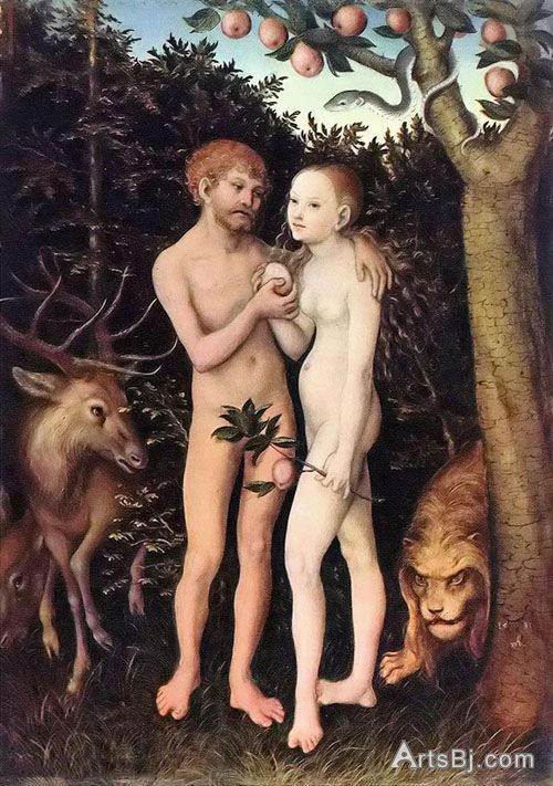 克拉納赫《亞當與夏娃》