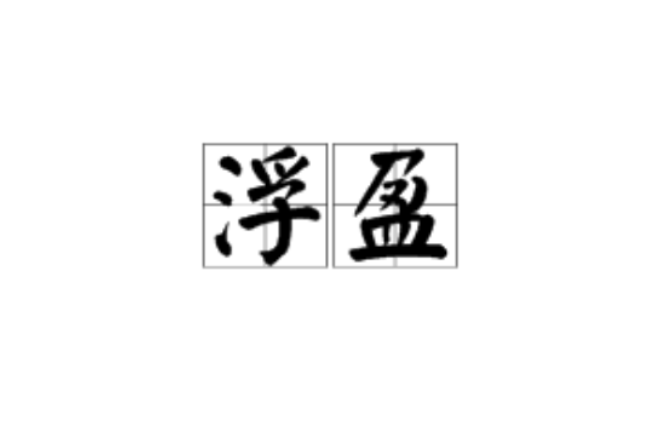 浮盈 浮盈