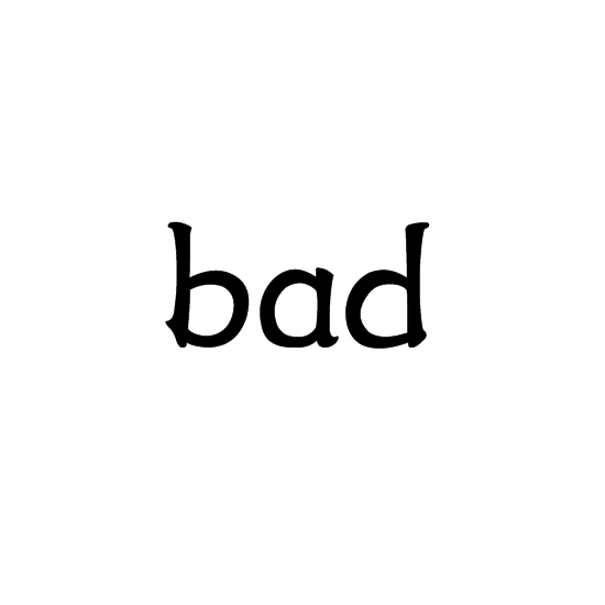 bad(英語單詞)