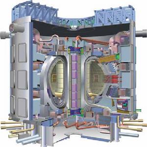 熱核實驗反應堆的模擬圖