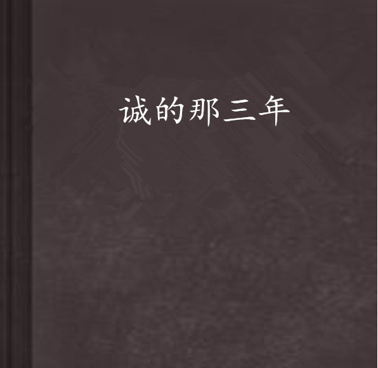 誠的那三年 誠的那三年