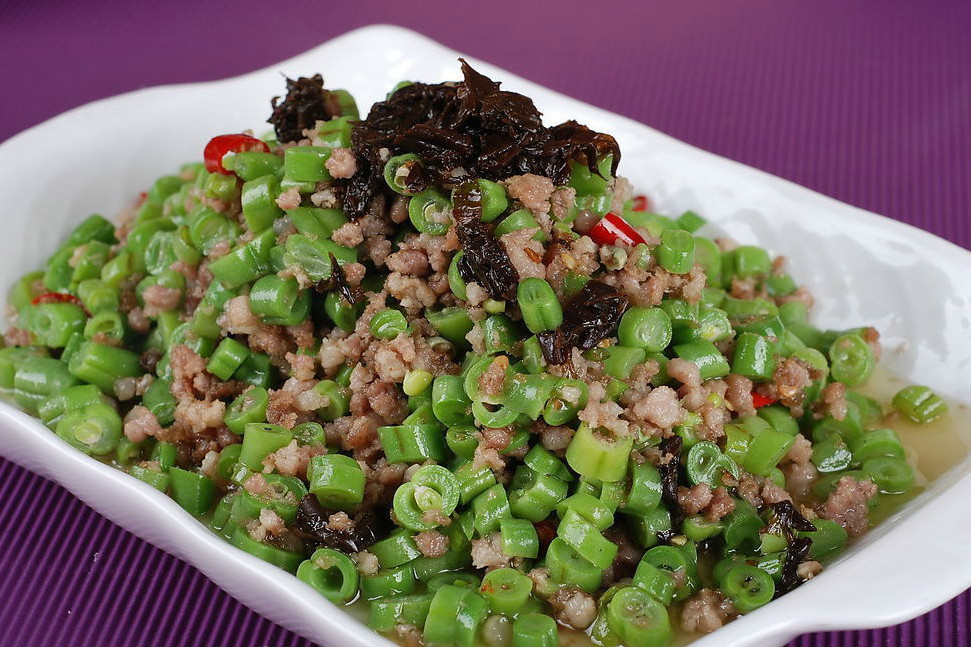 肉丁豆角 肉丁豆角
