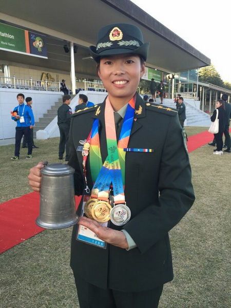 王堂林(中國軍事五項運動員) 王堂林(中國軍事五項運動員)