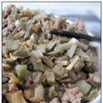 貢菜炒肉末 貢菜炒肉末