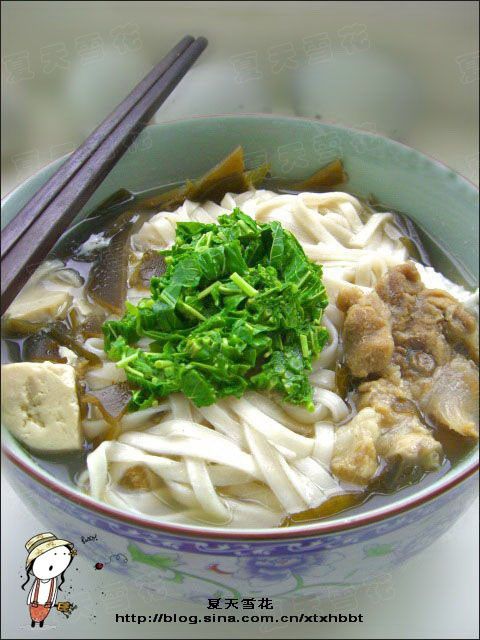 香椿高湯麵 香椿高湯麵