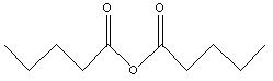 戊酸酐結構圖